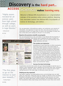 McGraw-Hill Mailer-Access Science